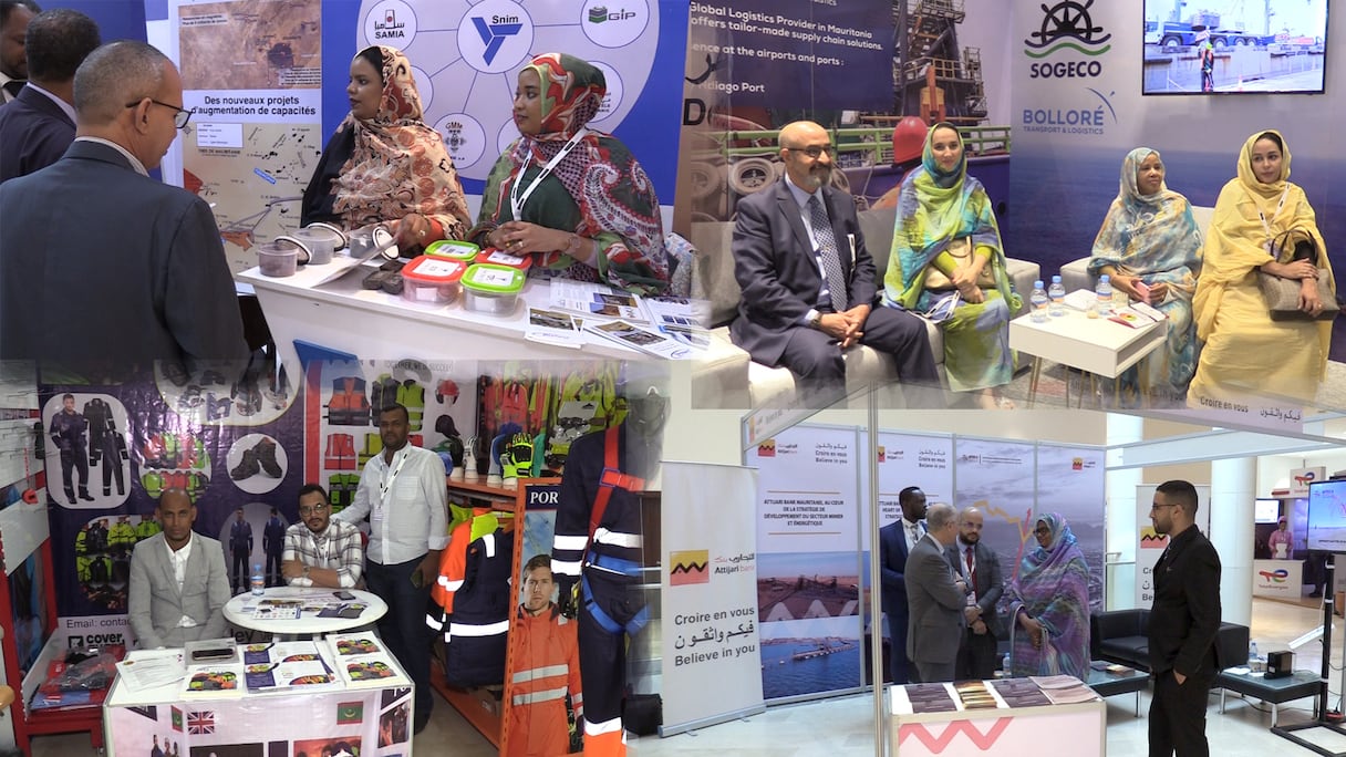 Une partie des exposants du Salon Mauritanides.