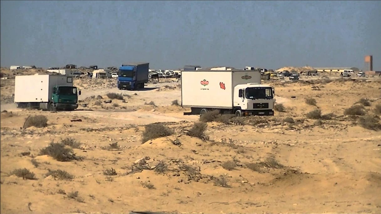 Les camions chargées de marchandises circulent de nouveau entre le Maroc et la Mauritanie.