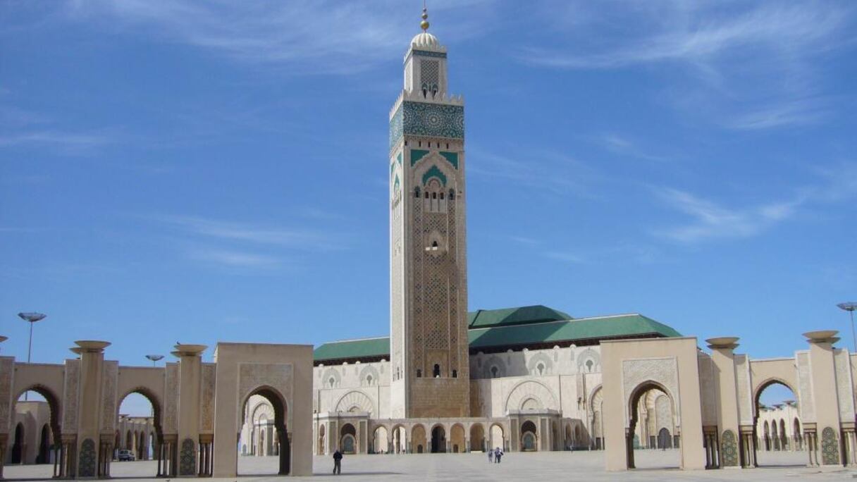 La mosquée Hassan II de Casablanca.