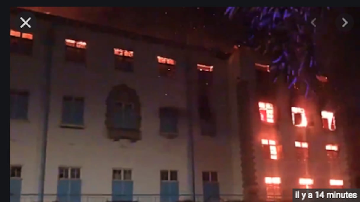 Université de Makerere ravagé par un incendie.