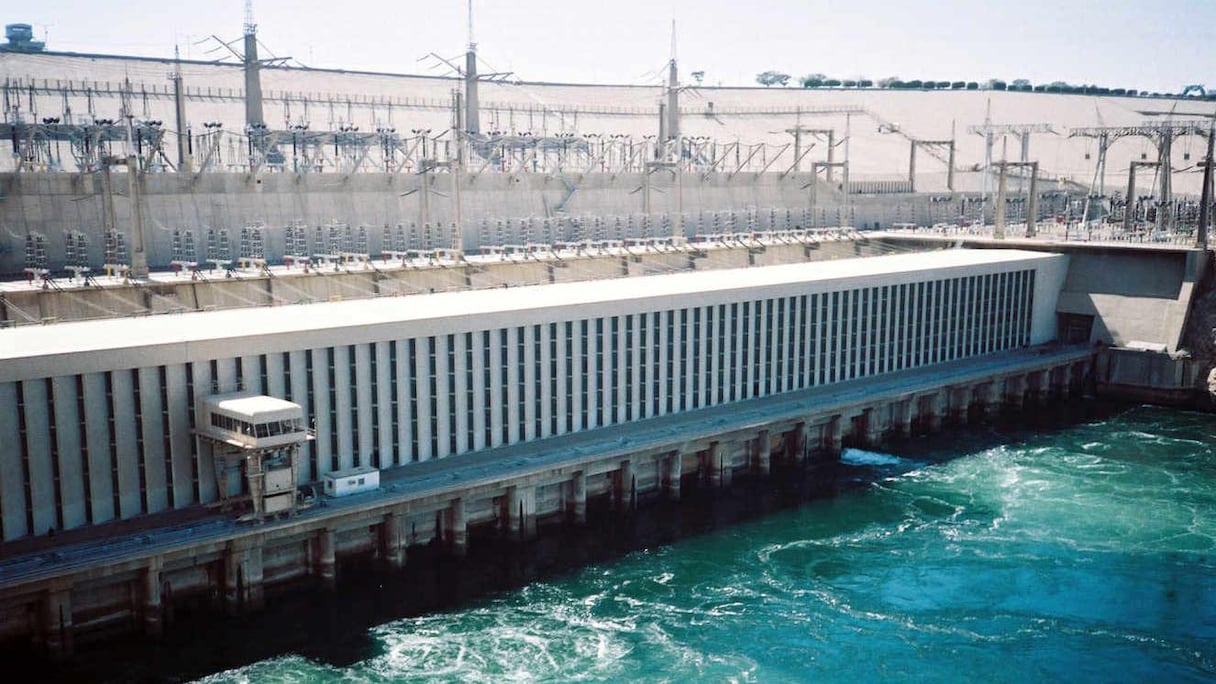Le Barrage d'Asouan, l'un des plus grands d'Afrique.