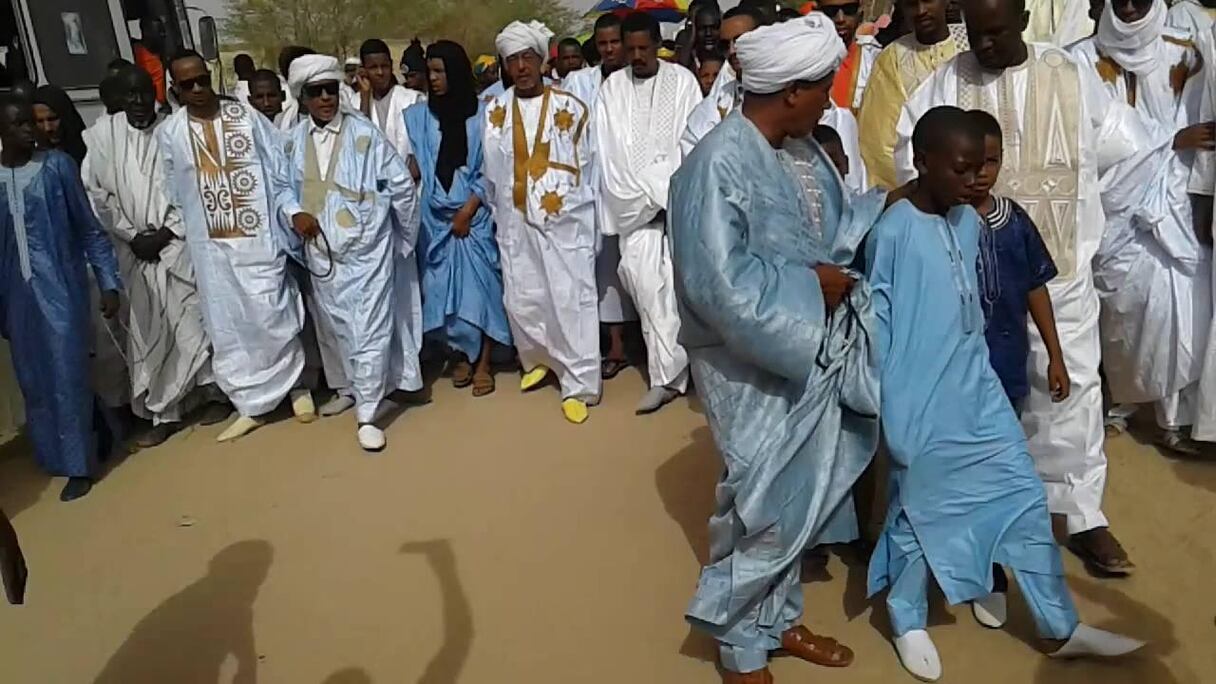 Pèlerinage de la communauté qadriya à Nimzat, en Mauritanie