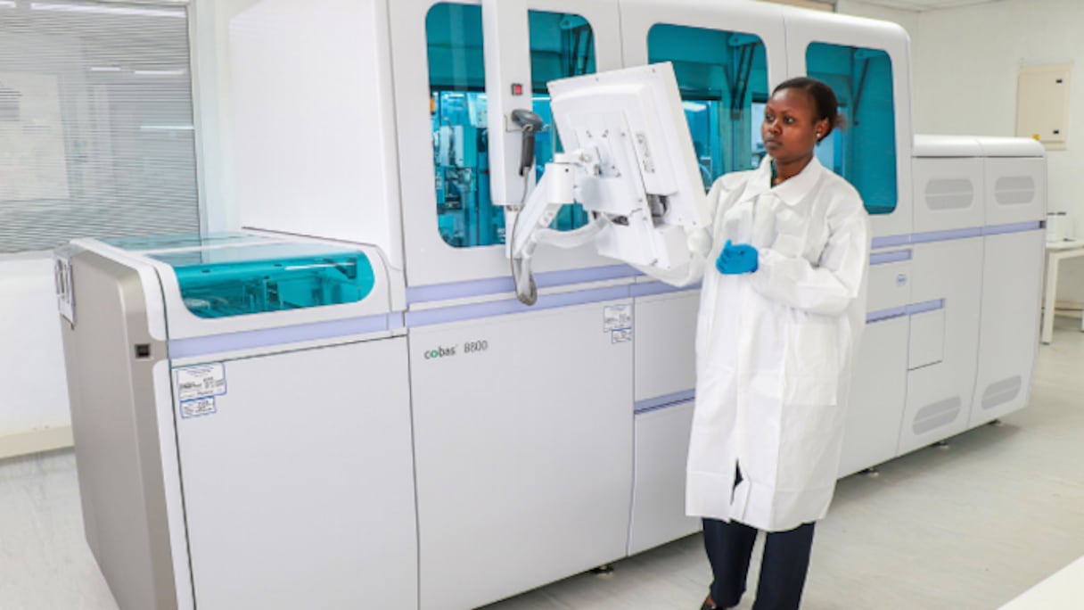 Un des laboratoires de l'Institut de recherche médicale du Kenya (KEMRI).