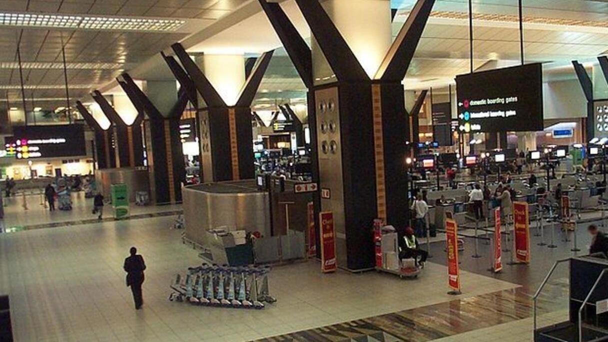 Aéroport de Johannesburg.