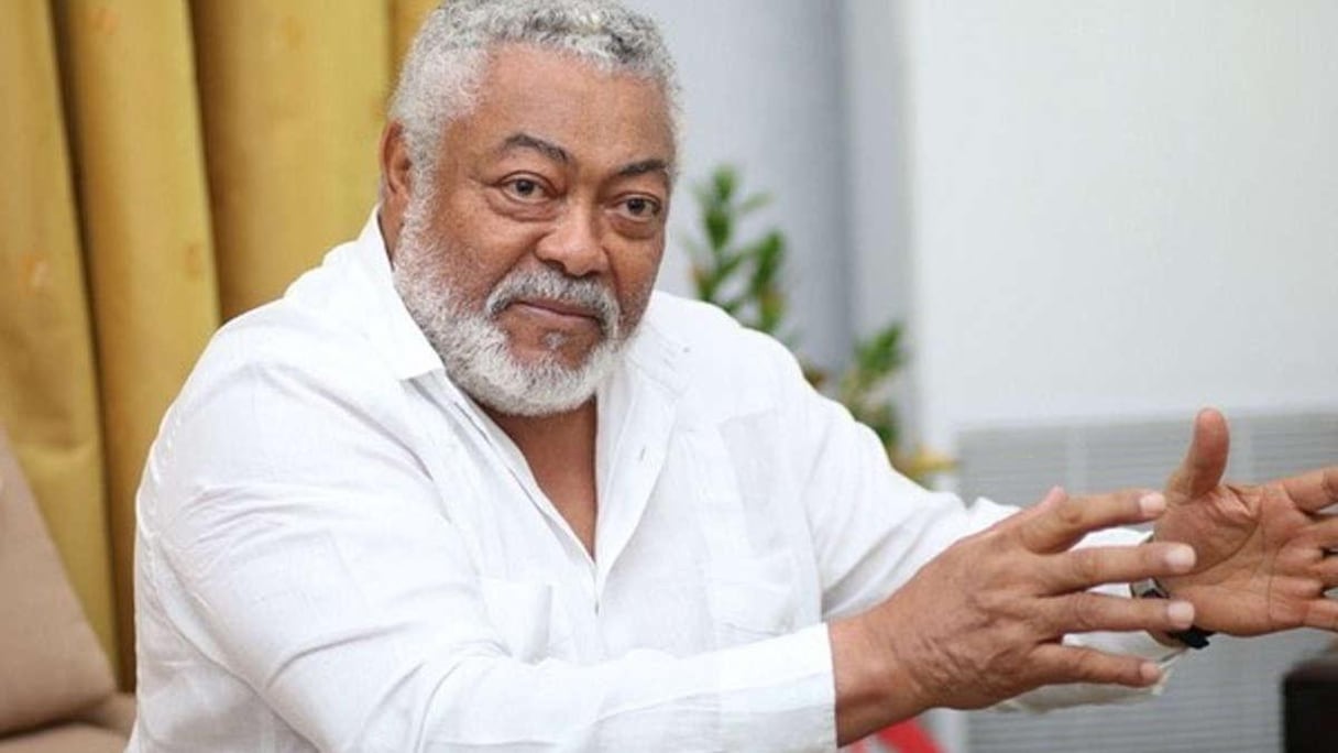 Jerry Rawlings, ancien président du Ghana.