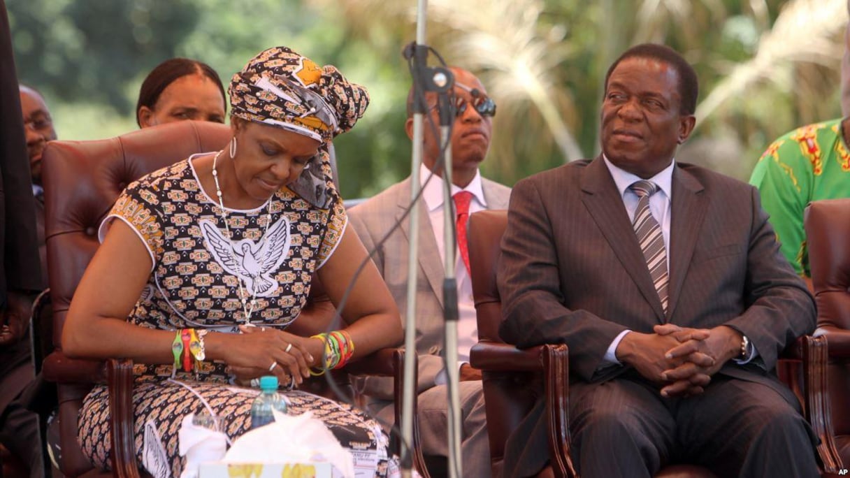 Grace Mugabe et l'ancien vice-président Mnangagwa ne se sont jamais appréciés.
