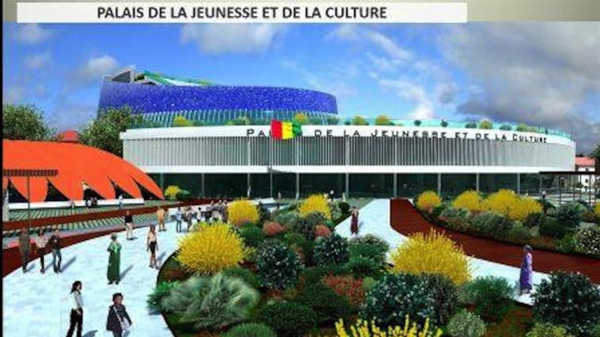 Le futur Palais de la jeunesse et de la culture