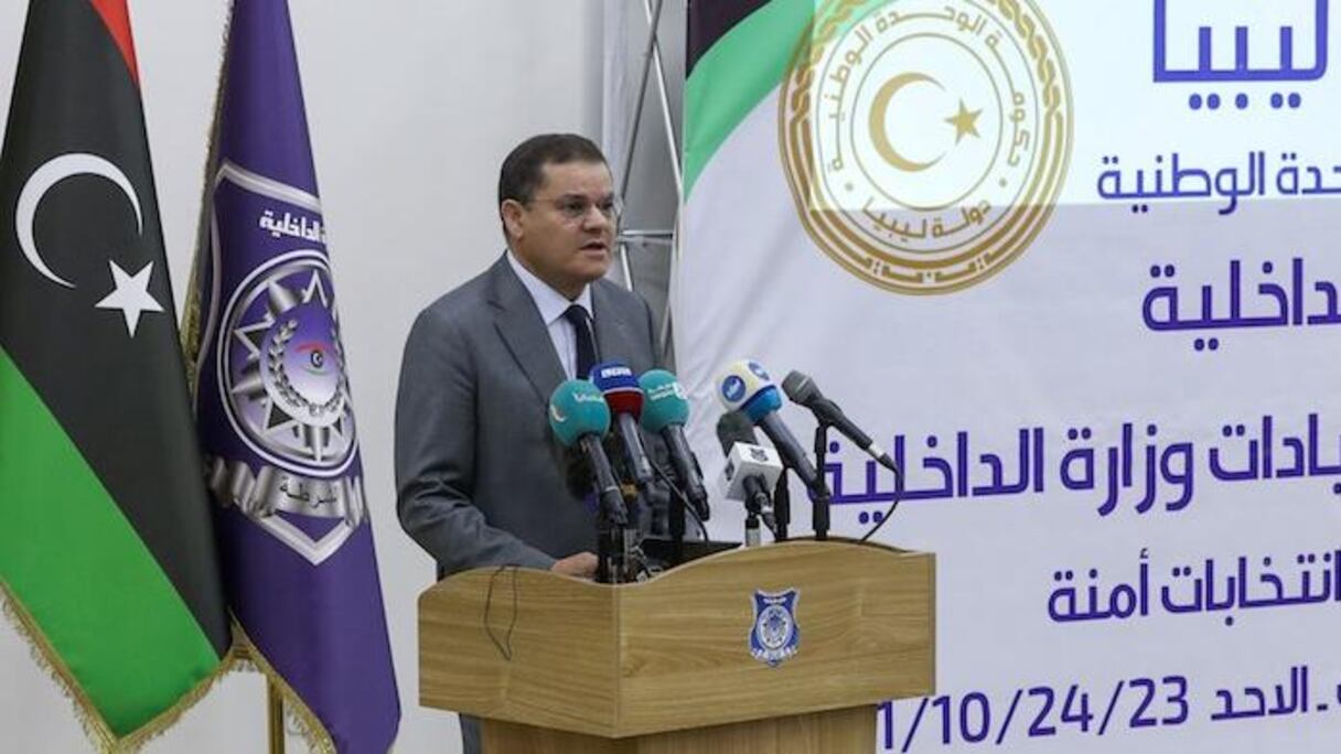 Le Premier ministre libyen par intérim, Abdelhamid Dbeibah.