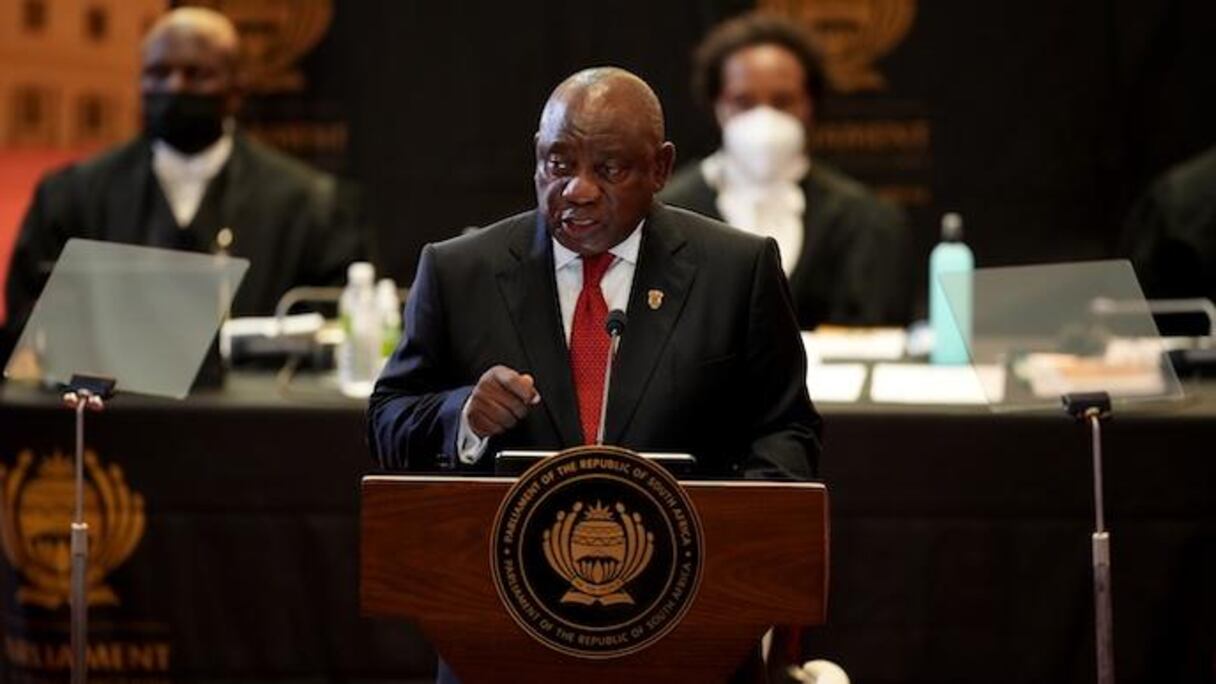 Le président sud-africain Cyril Ramaphosa.