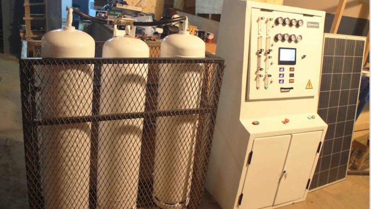 Oxxynet, un système pouvant permettre aux hôpitaux de produire de l’oxygène médical.