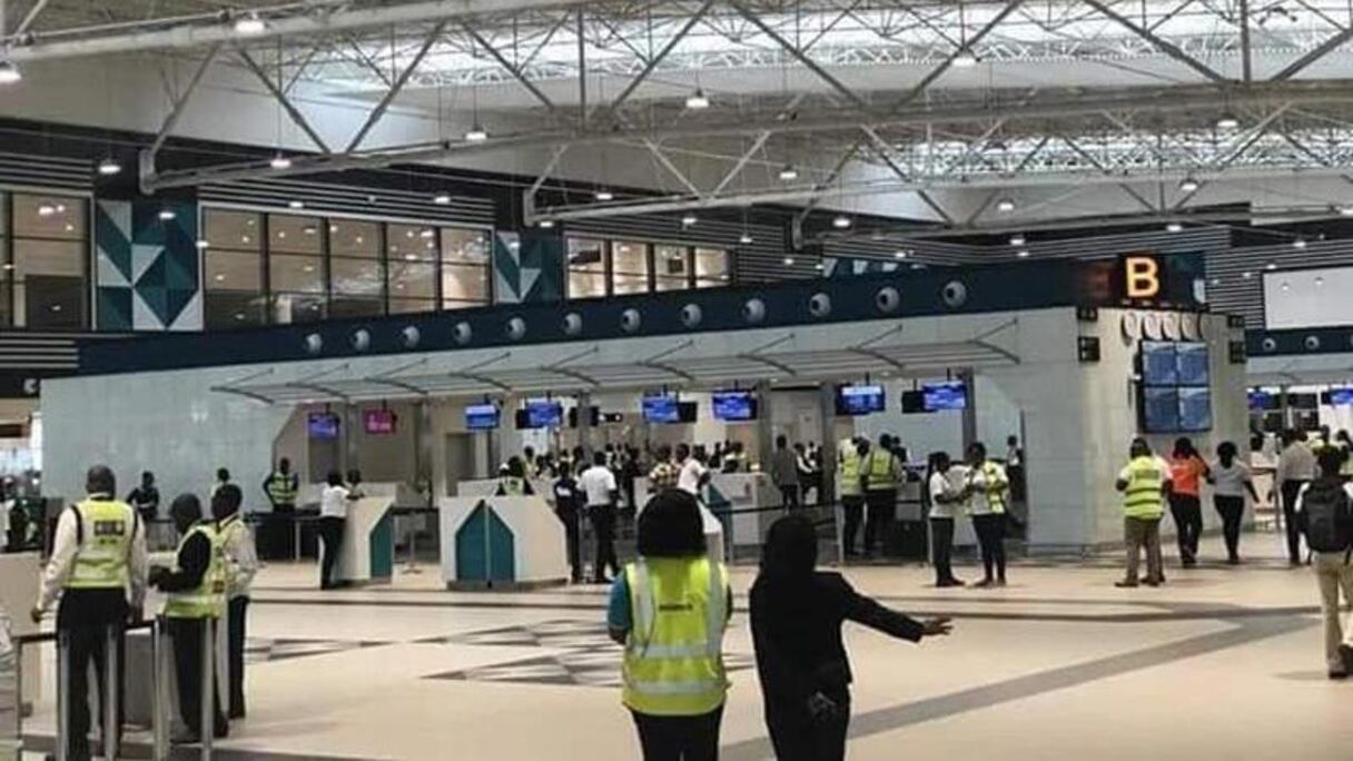L'aéroport de Kotoka d'Accra.