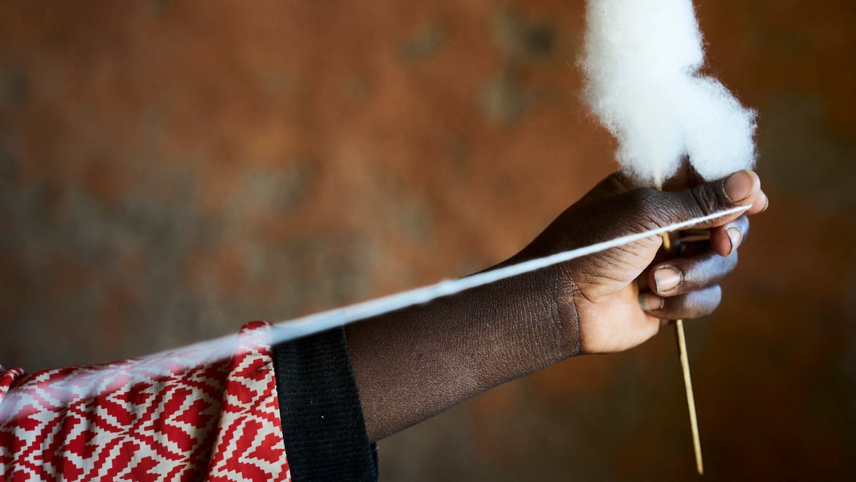 Une filature de coton au Mali.
