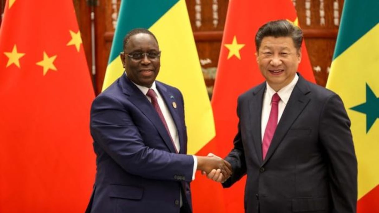 Le président sénégalais Macky Sall et le président chinois Xi Jinping.