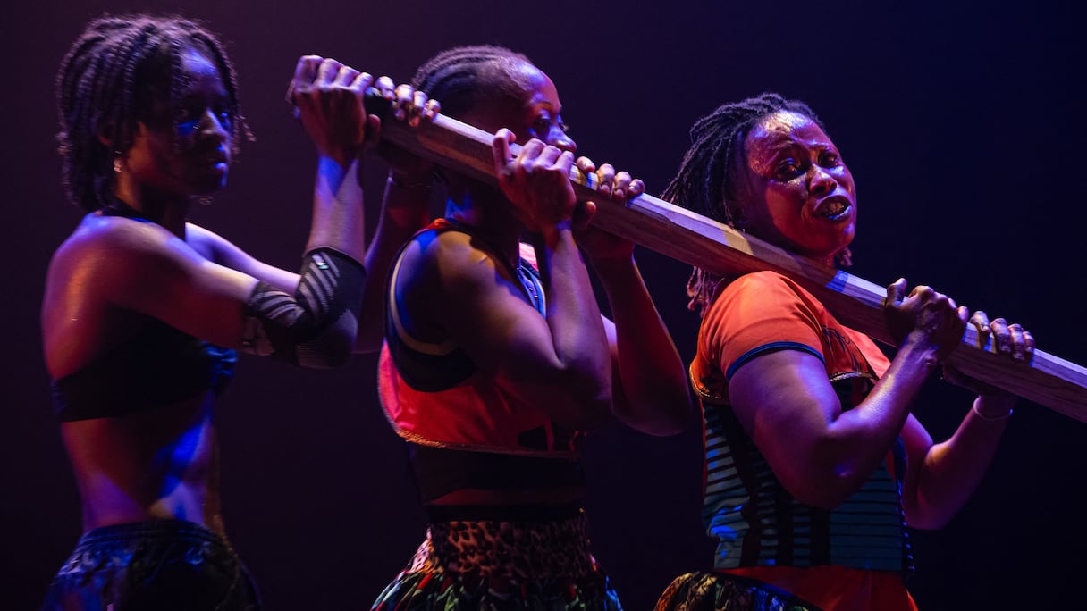 La compagnie guinéenne Circus Baobab, le 9 janvier 2025 à Marseille