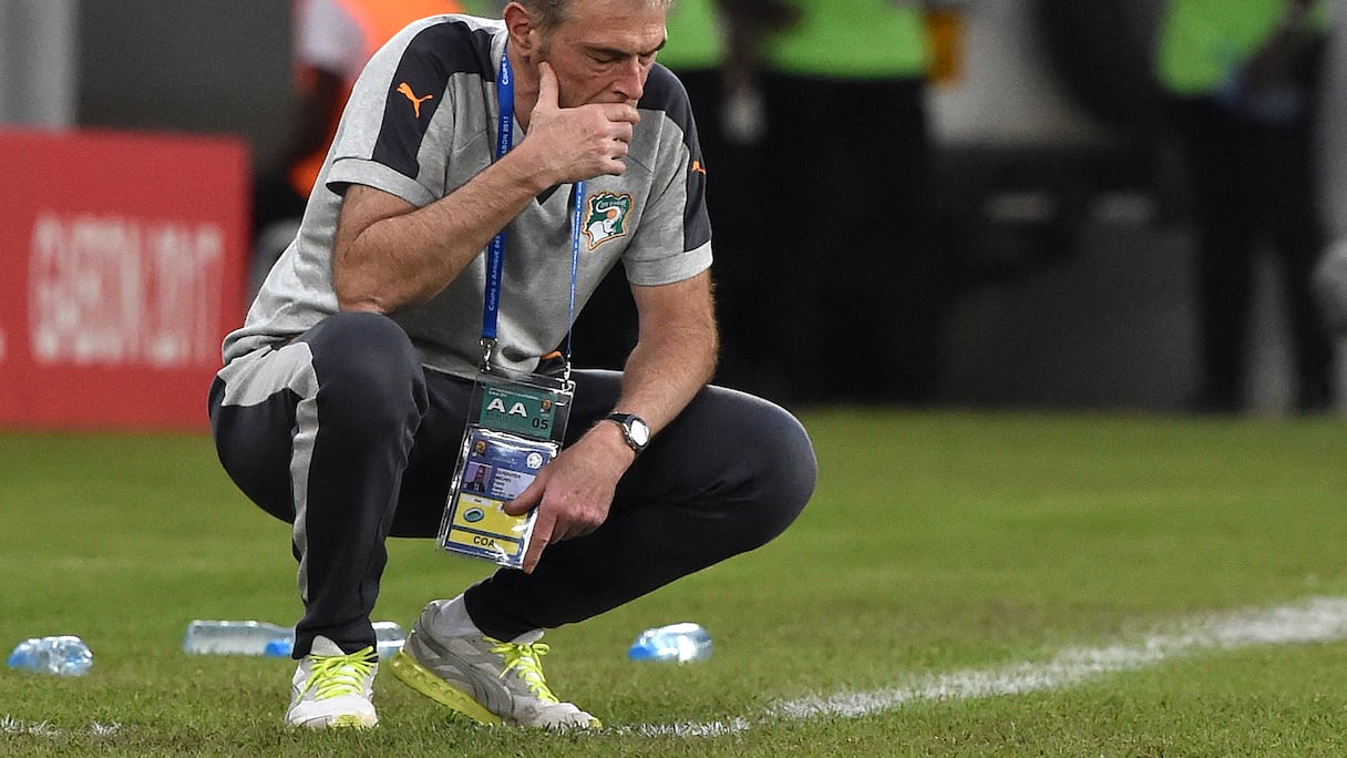 Michel Dussuyer, sélectionneur de l'équipe nationale de la république de Guinée