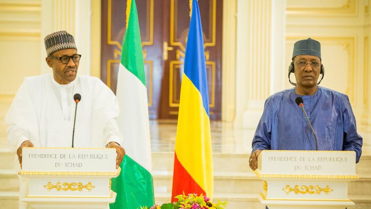 Muhammadu Buhari du Nigeria et Idriss Déby Itno du Tchad.