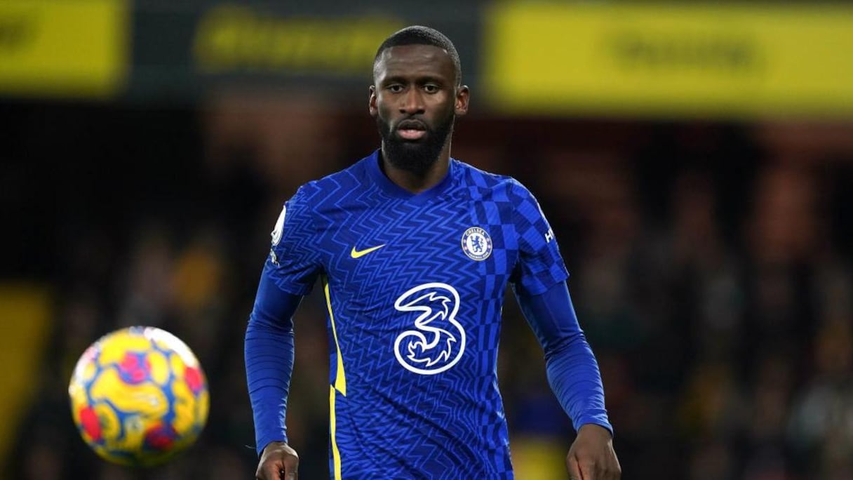 Le défenseur central de Chelsea (Premier League) et international allemand Antonio Rüdiger.