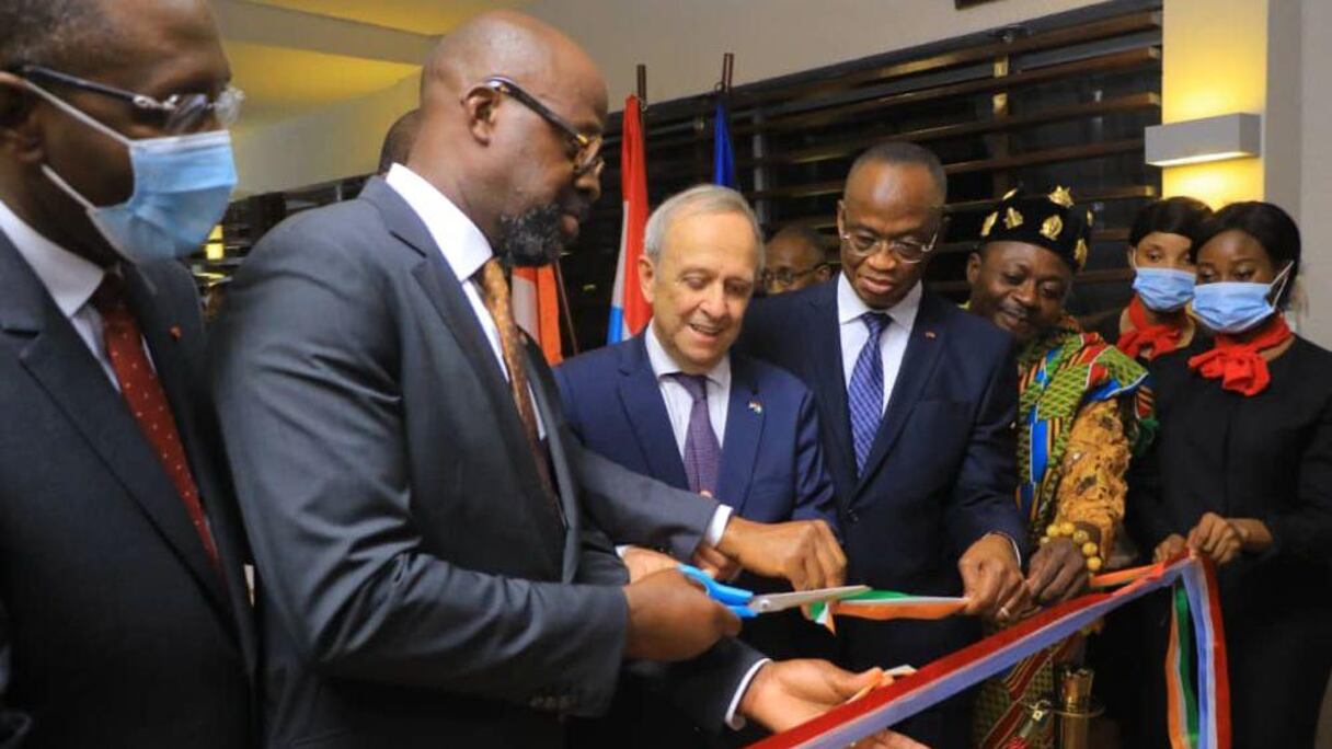 Inauguration du consulat honoraire du Luxembourg en Côte d'Ivoire.