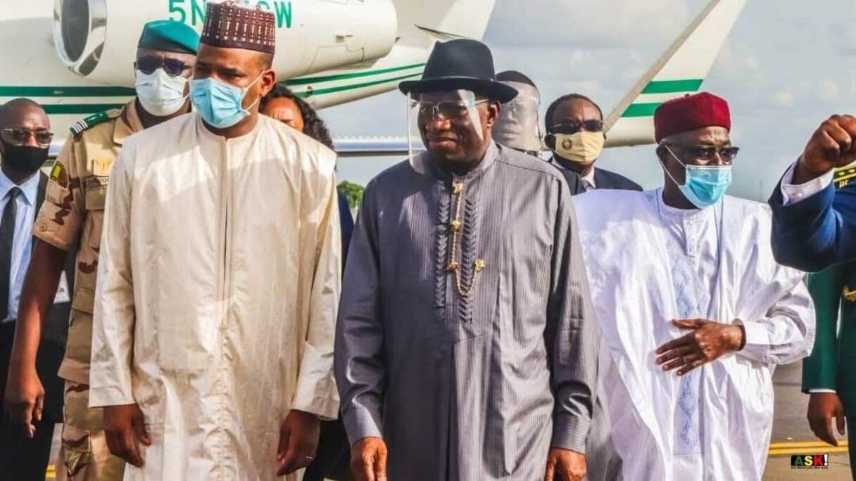 Goodluck Jonathan, émissaire de l'Afrique de l'Ouest pour le Mali, en mission d'évaluation.