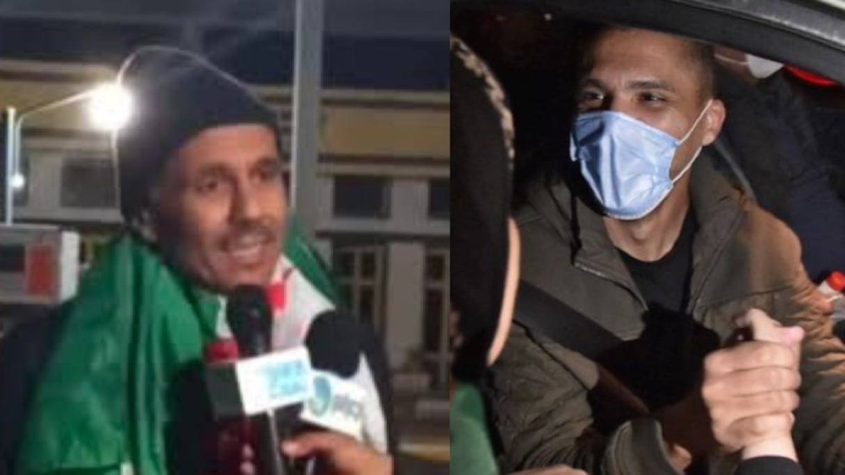 L'opposant Rached Nekkaz et le journaliste Khaled Drareni.