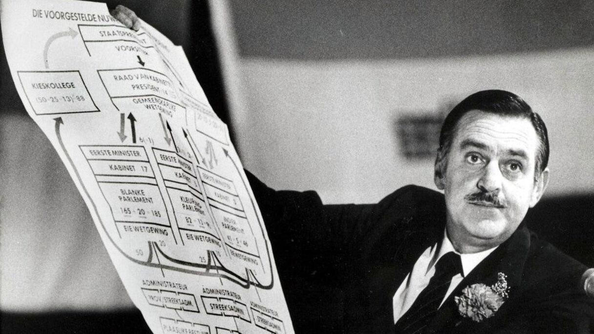 Pic Botha était le chef de la diplomatie du régime d'apartheid sud-africain.