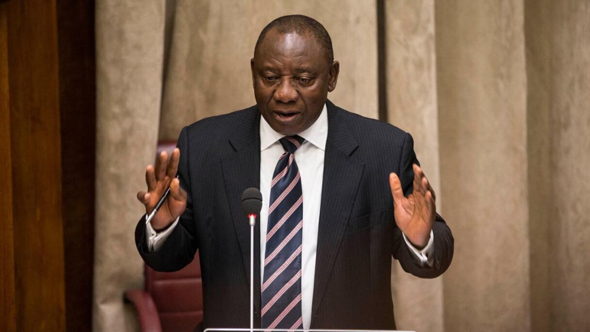 Cyril Ramaphosa, vice-président de l'Afrique du Sud.