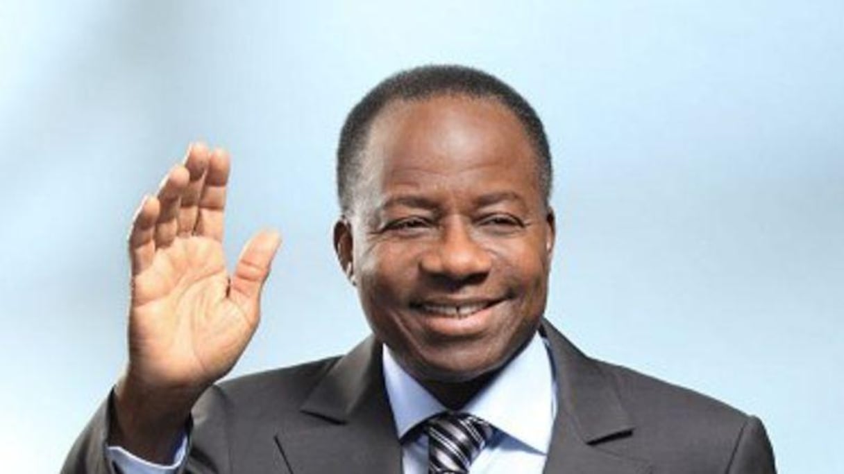 Adrien Houngbedji, président du parlement béninois.