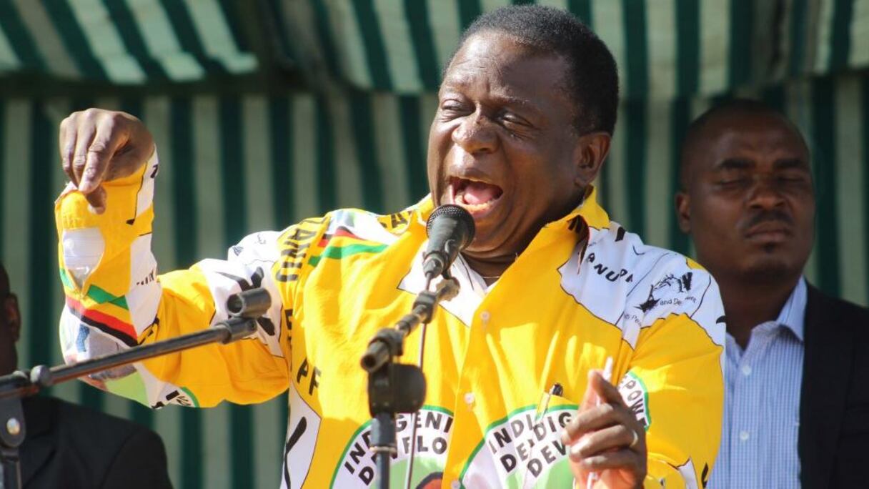 Emmerson Mnangagwa, vice-président du Zimbabwe.