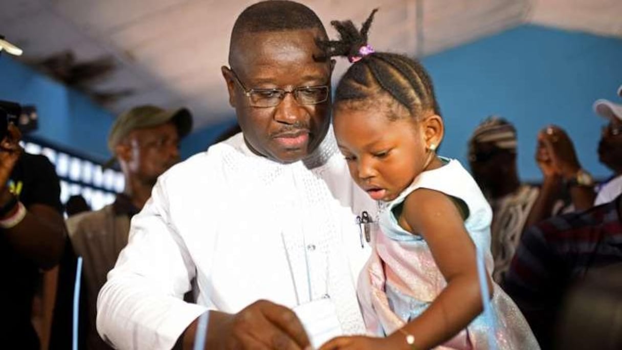 Julius Maada Bio, nouveau président de la Sierra Leone.