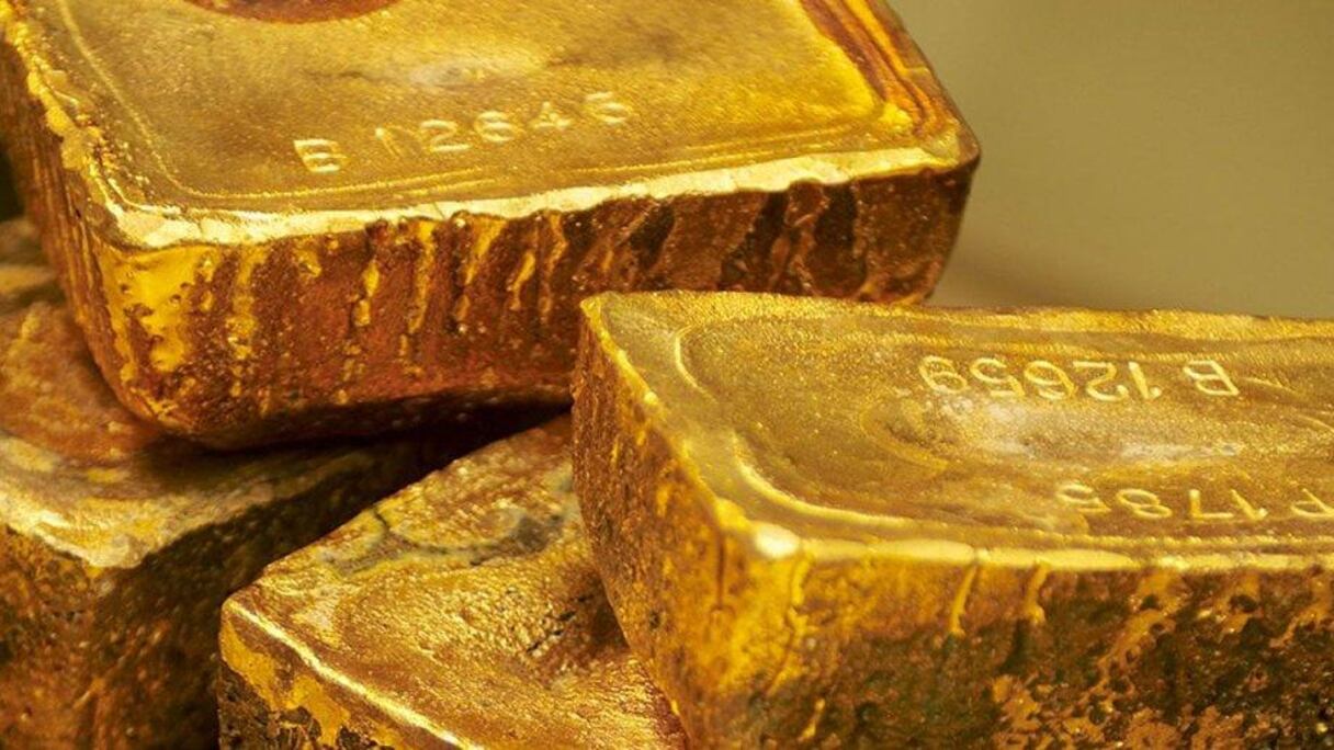 Des lingots d'or.