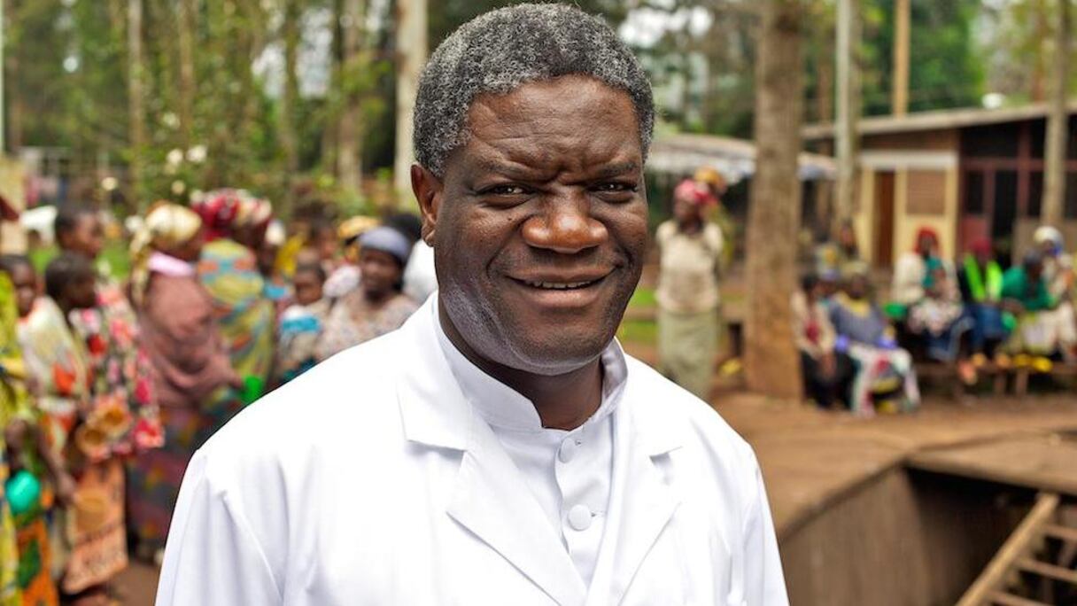 Denis Mukwege, médecin congolais et prix Nobel de la Paix.
