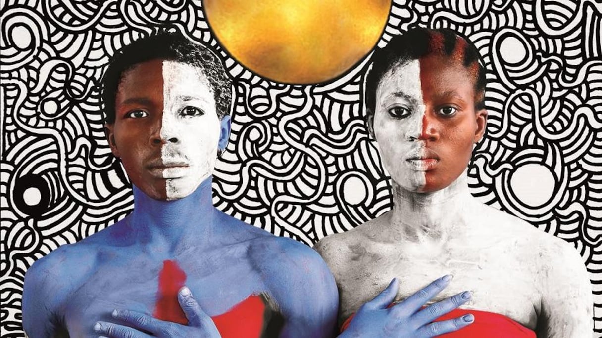 Oeuvre d'Aida Muluneh, The Wolf We Feed, "Le Loup que nous nourrissons"