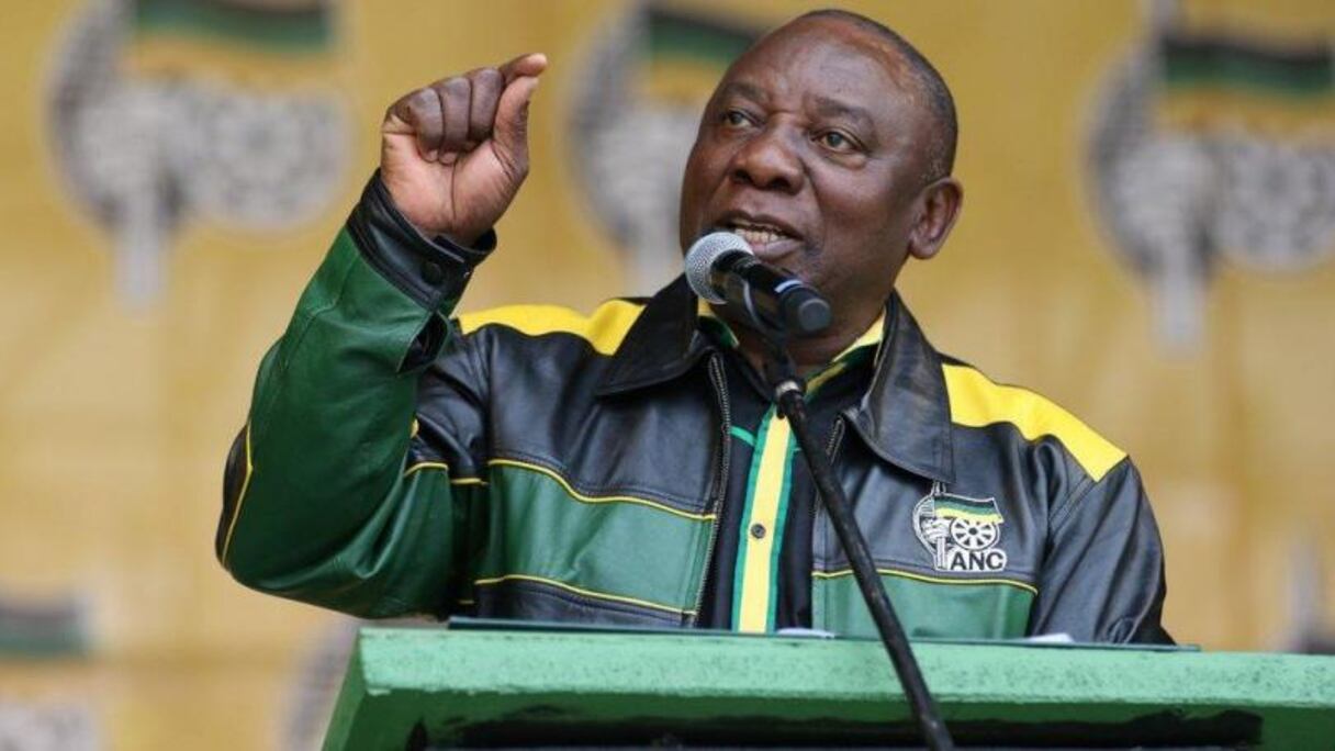 Cyril Ramaphosa a été élu président de l'ANC.