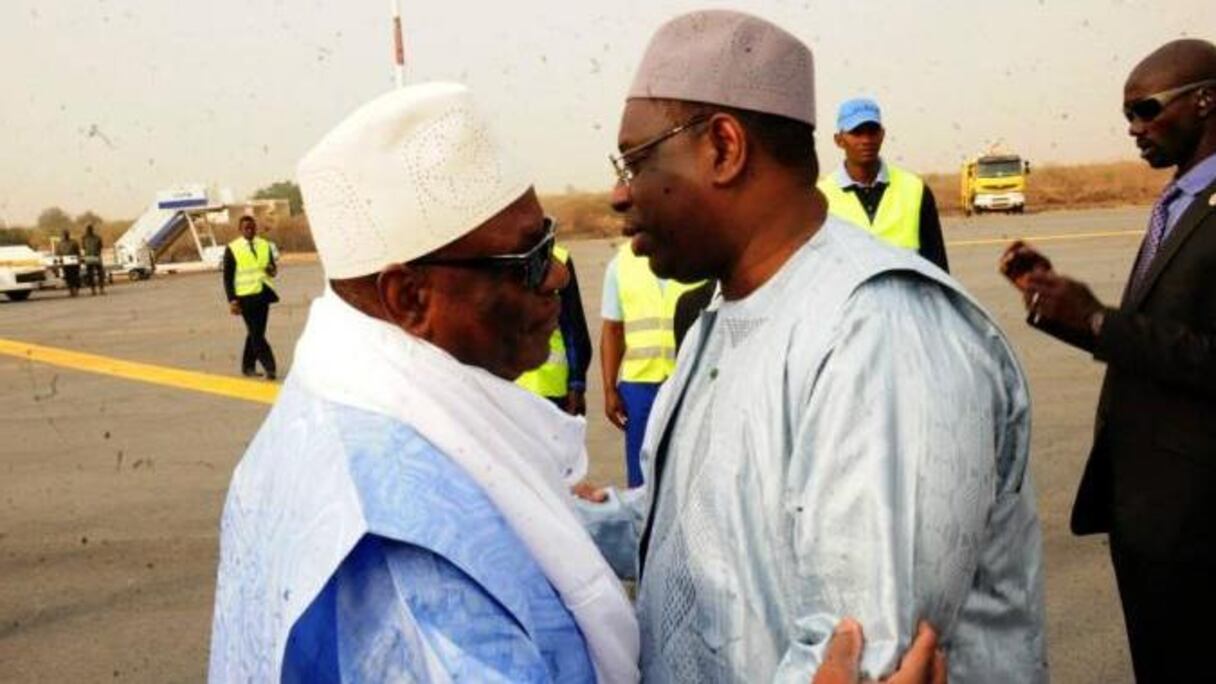 Les présidents Ibrahim Boubacar Keita du Mali et Macky Sall du Sénégal.