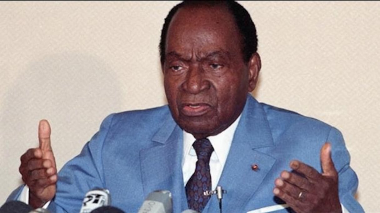 Félix Houphouët Boigny, ancien président de la Côte d'Ivoire.