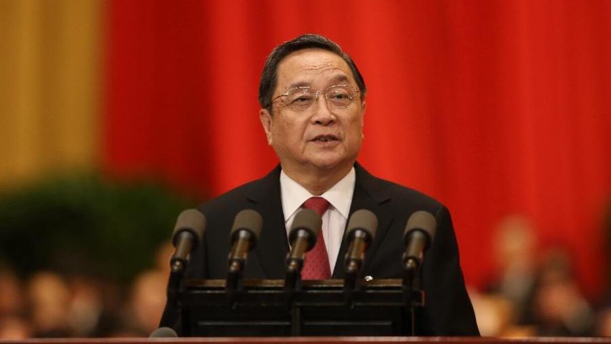 Yu Zhengsheng, président de la Conférence consultative politique du peuple chinois (CCPPC).