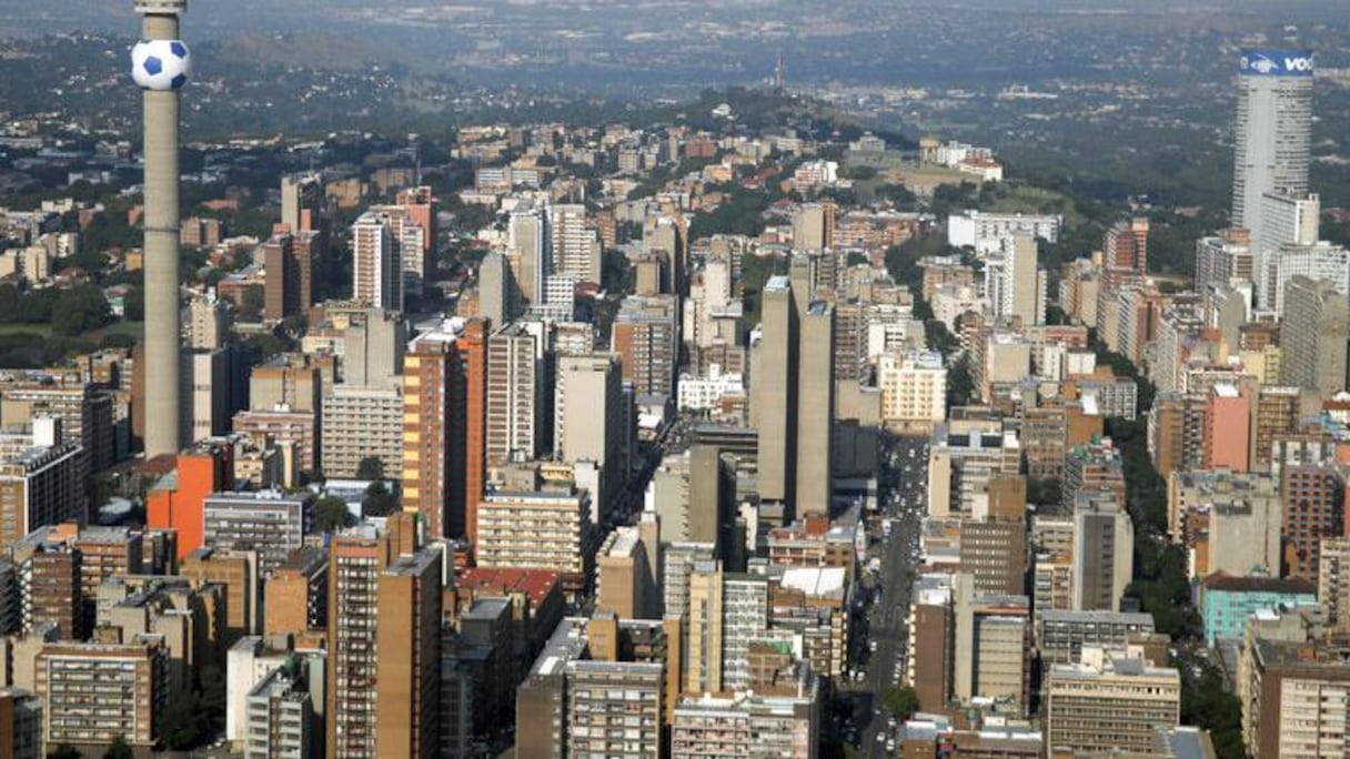 Johannesburg, capitale économique de l'Afrique du Sud.