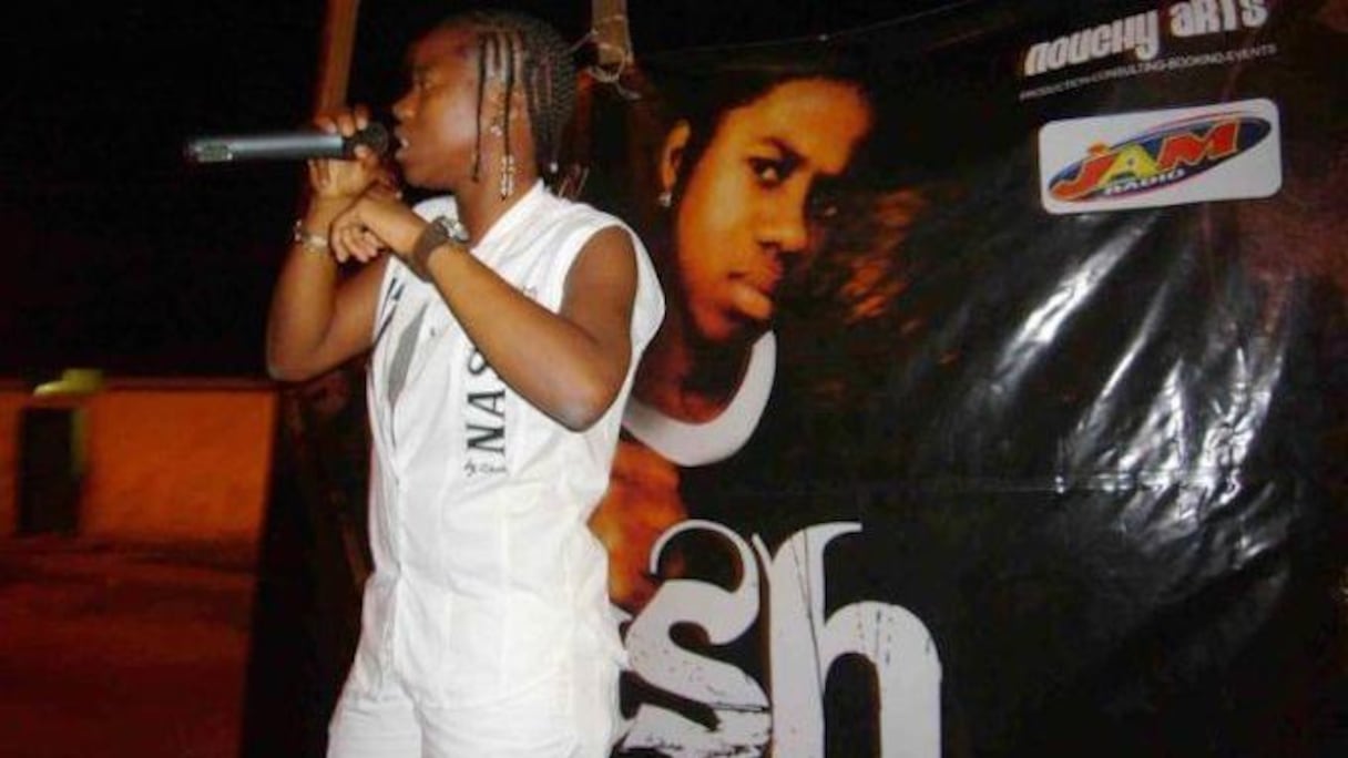 L'artiste Nash, l'un des défenseurs du Nouchi.