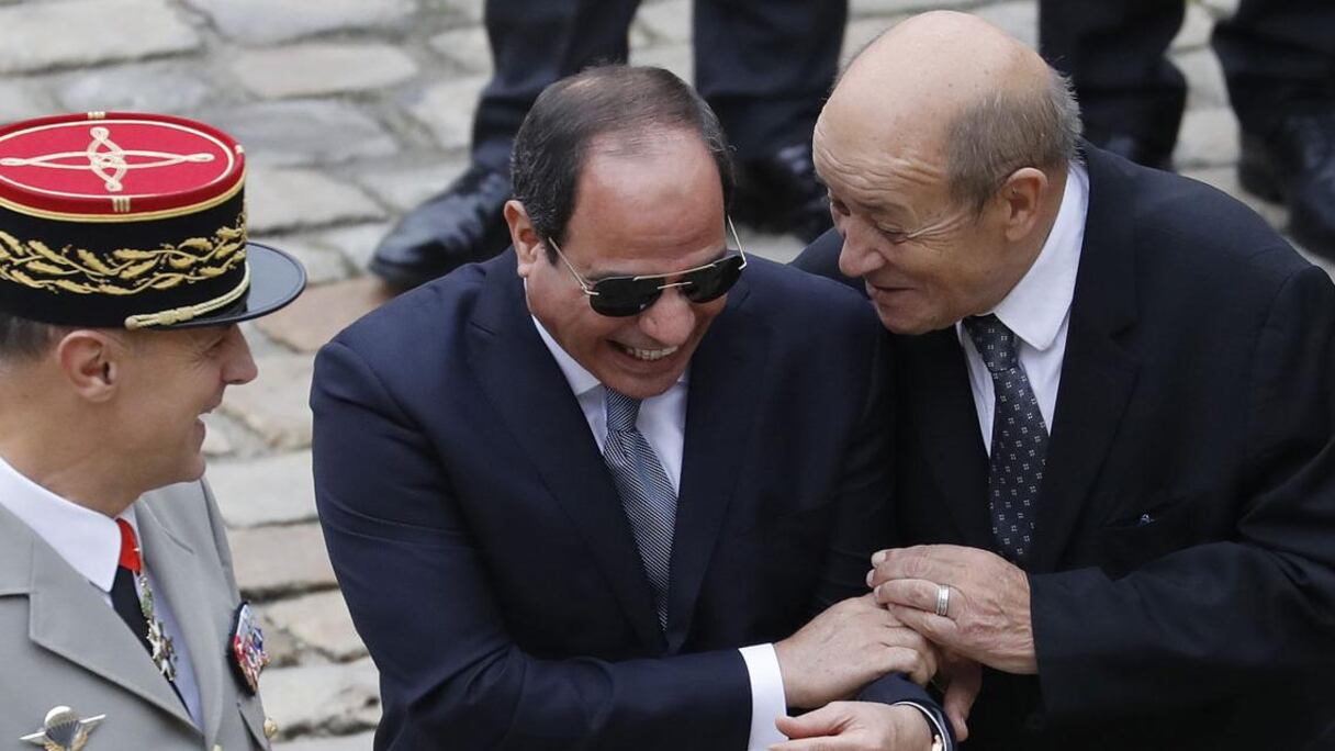 Une vraie complicité semble s'installer entre Abdelfatah Al-Sissi et Jean-Yves Ledrian