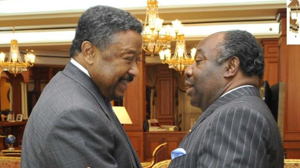 Jean-Ping et Ali Bongo.