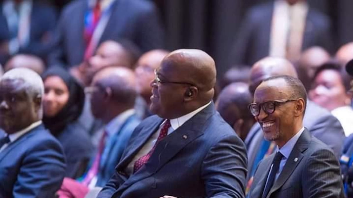 Paul Kagame et Felix Tshisekedi, les deux chefs d'Etat étaient jusqu'ici main dans la main.