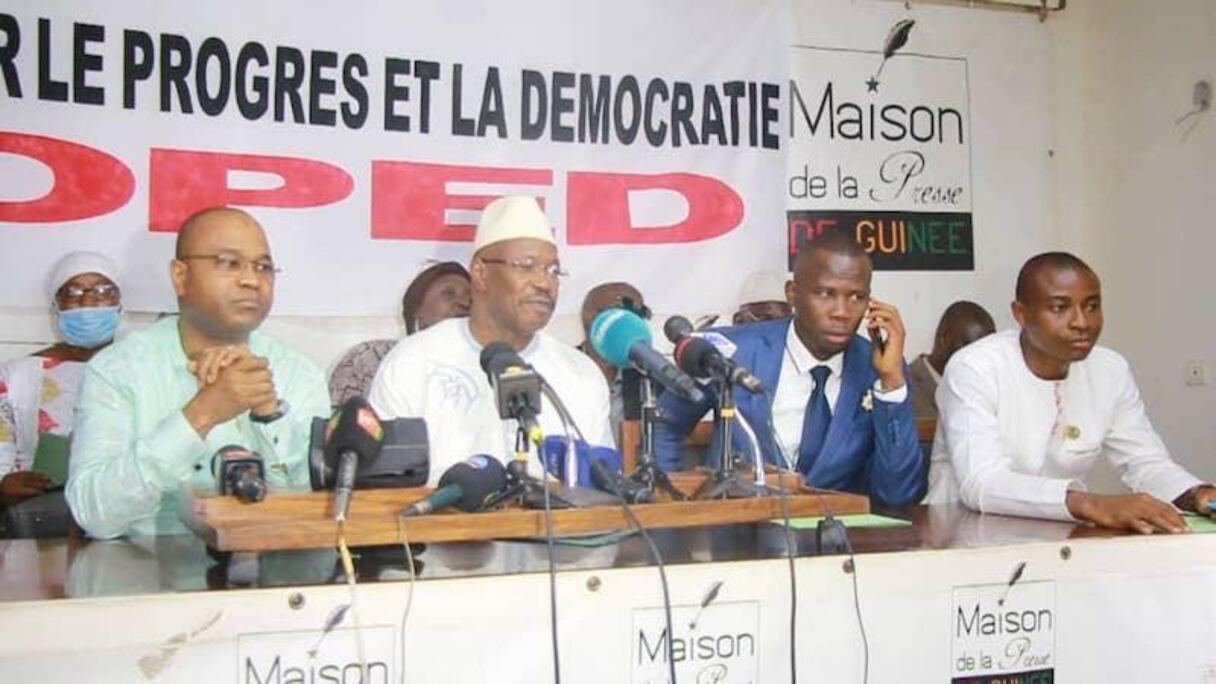 Des représentants de la Coalition pour le progrès et la démocratie (Coped).