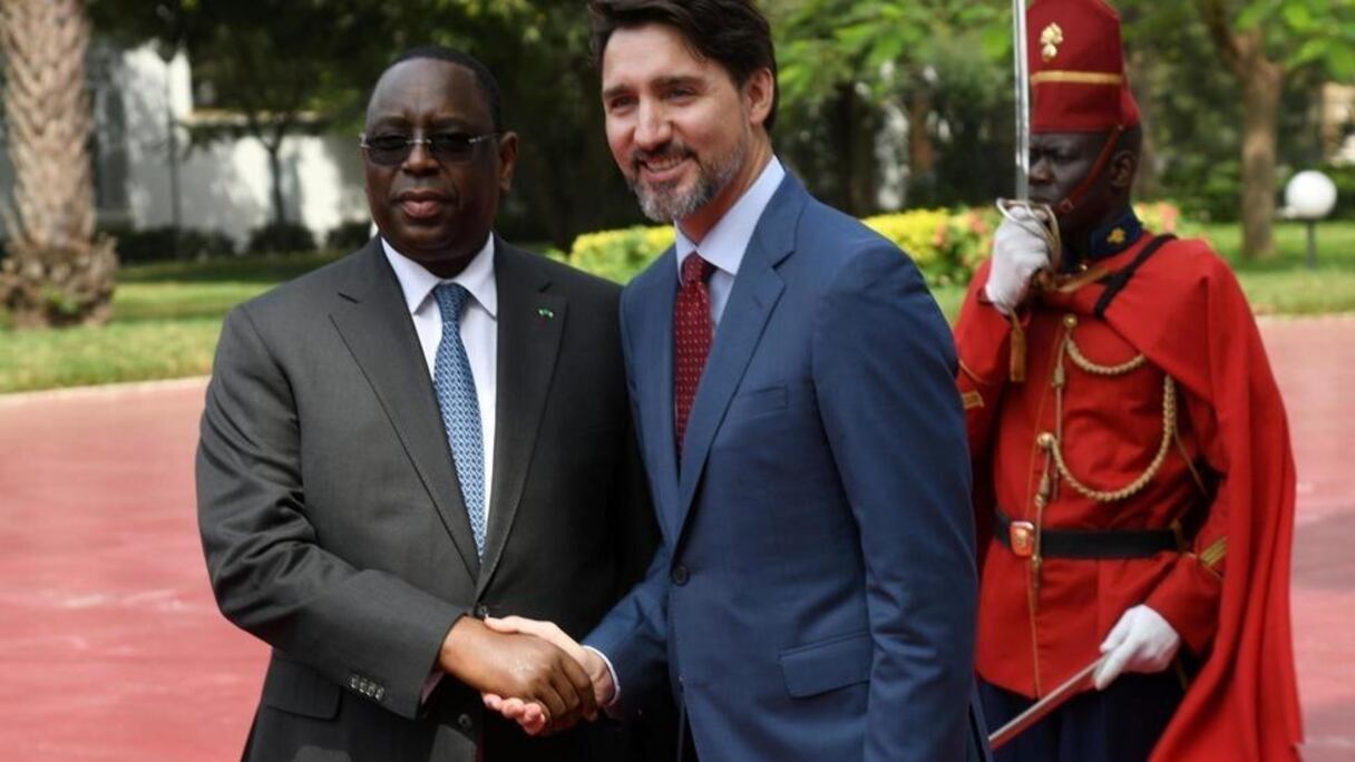 Macky Sall et Justin Trudeau.