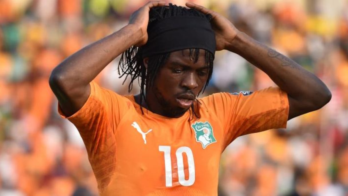 Gervinho, le capitaine des Eléphants de Côte d'Ivoire.