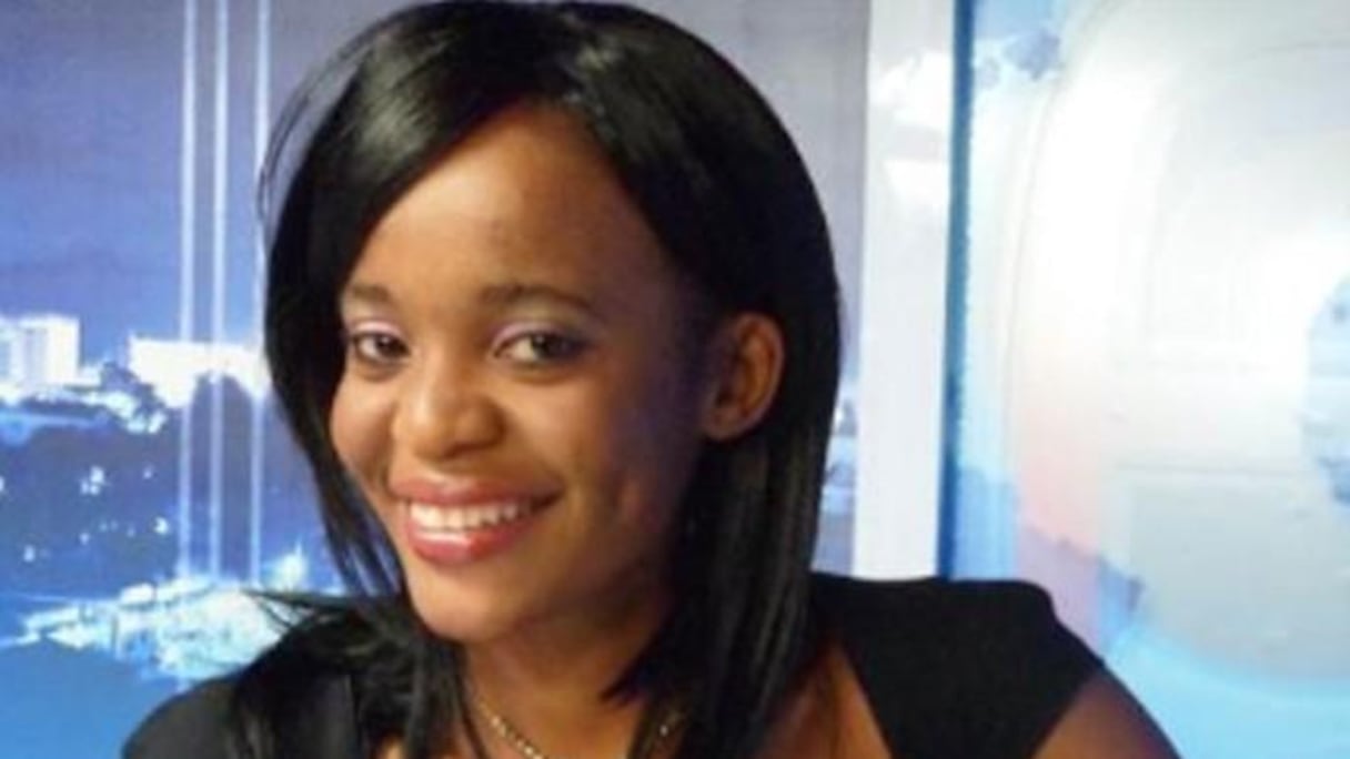 Mimi Mefo, journaliste d'une chaîne de radio et de télévision privée à Douala.