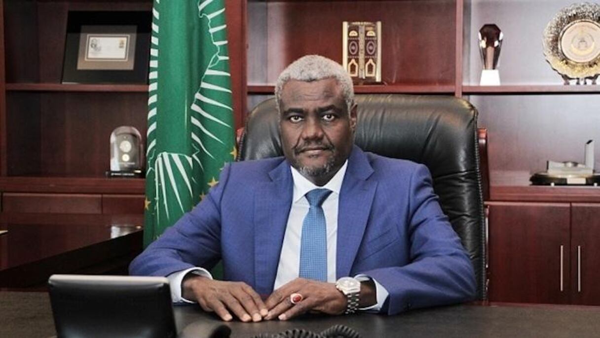 Moussa Faki Mahamat, président de la Commission de l'Union africaine.