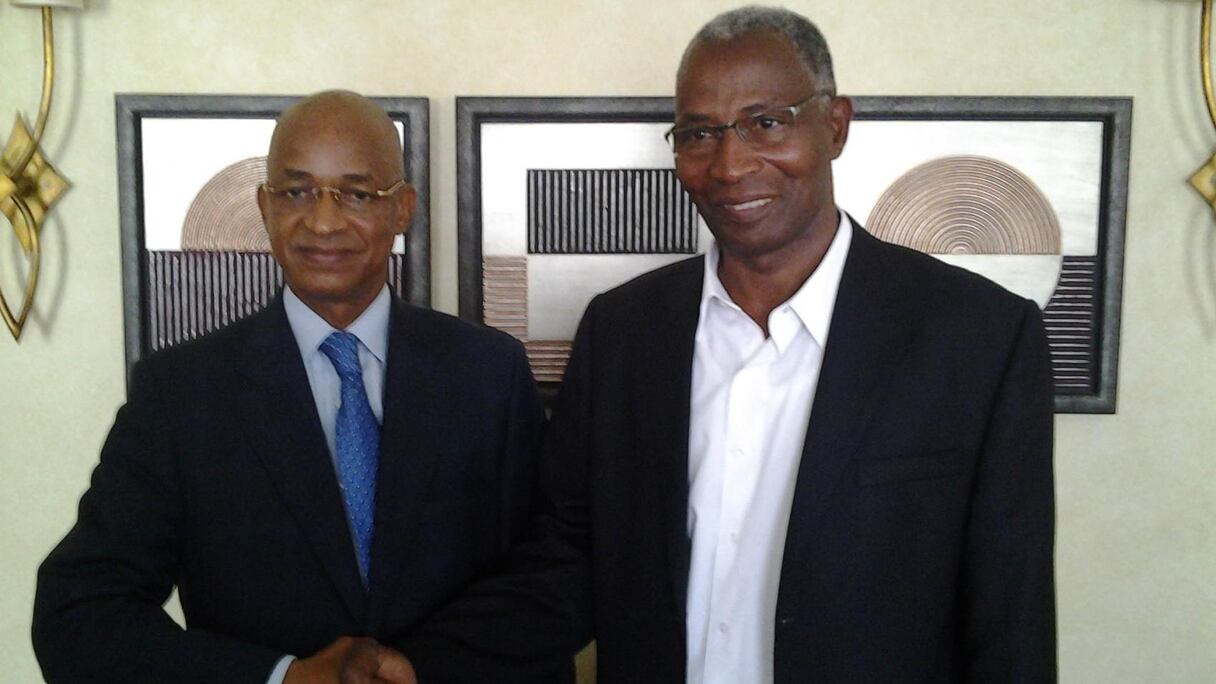 Cellou Daleine Diallo et Bah Oury de l'UFDG.