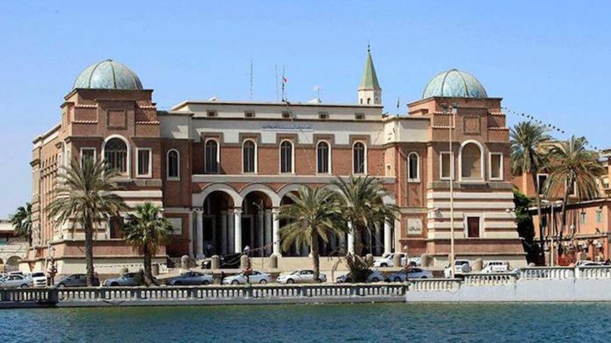 Siège de la Banque centrale de Libye.