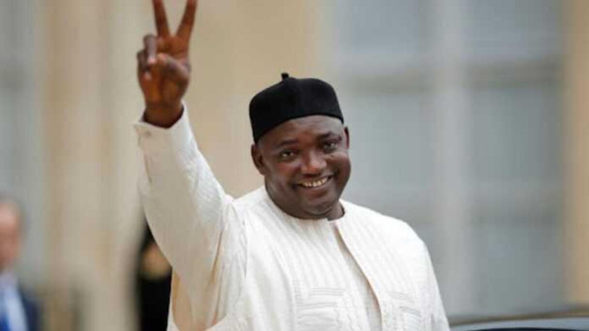 Adama Barrow, président de la Gambie.