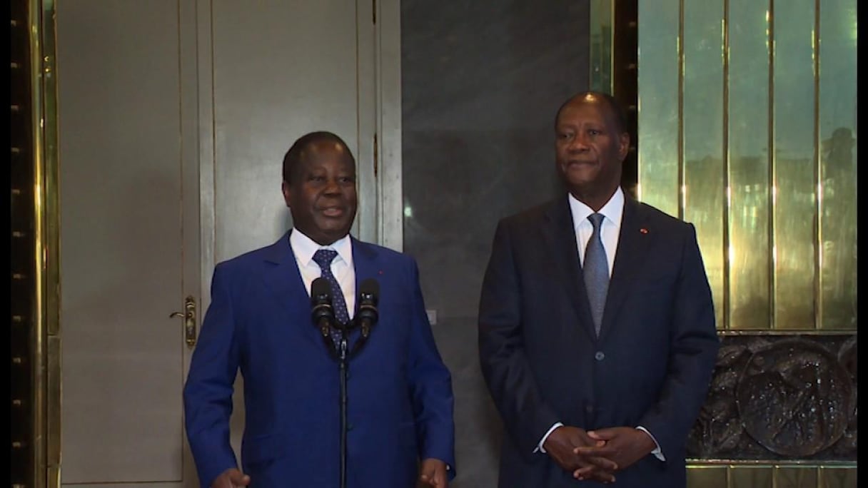 Konan Bédié et Alassane Ouattara.